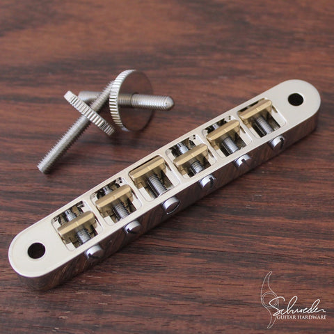 Schroeder Radiused Tune-O-Matic Bridge Nickel