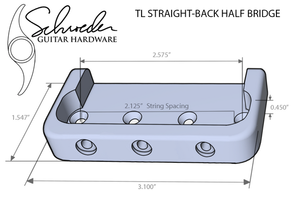 Schroeder TL Straight-Back Top Load Half Bridge